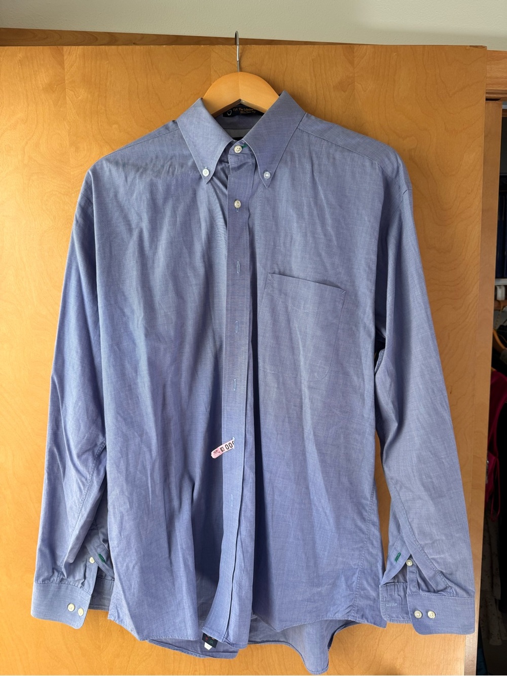 Tommy Hilfiger Men's Long-Sleeve Button-Down Shirt - Light Blue 16/34-35